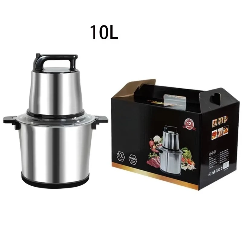 Electrical and Home Mini Pull Knife Cooking 1.5 Hamburger Ground Chopper Fufu Mixer Frozen Multifunctional  Meat Chopper Cutter