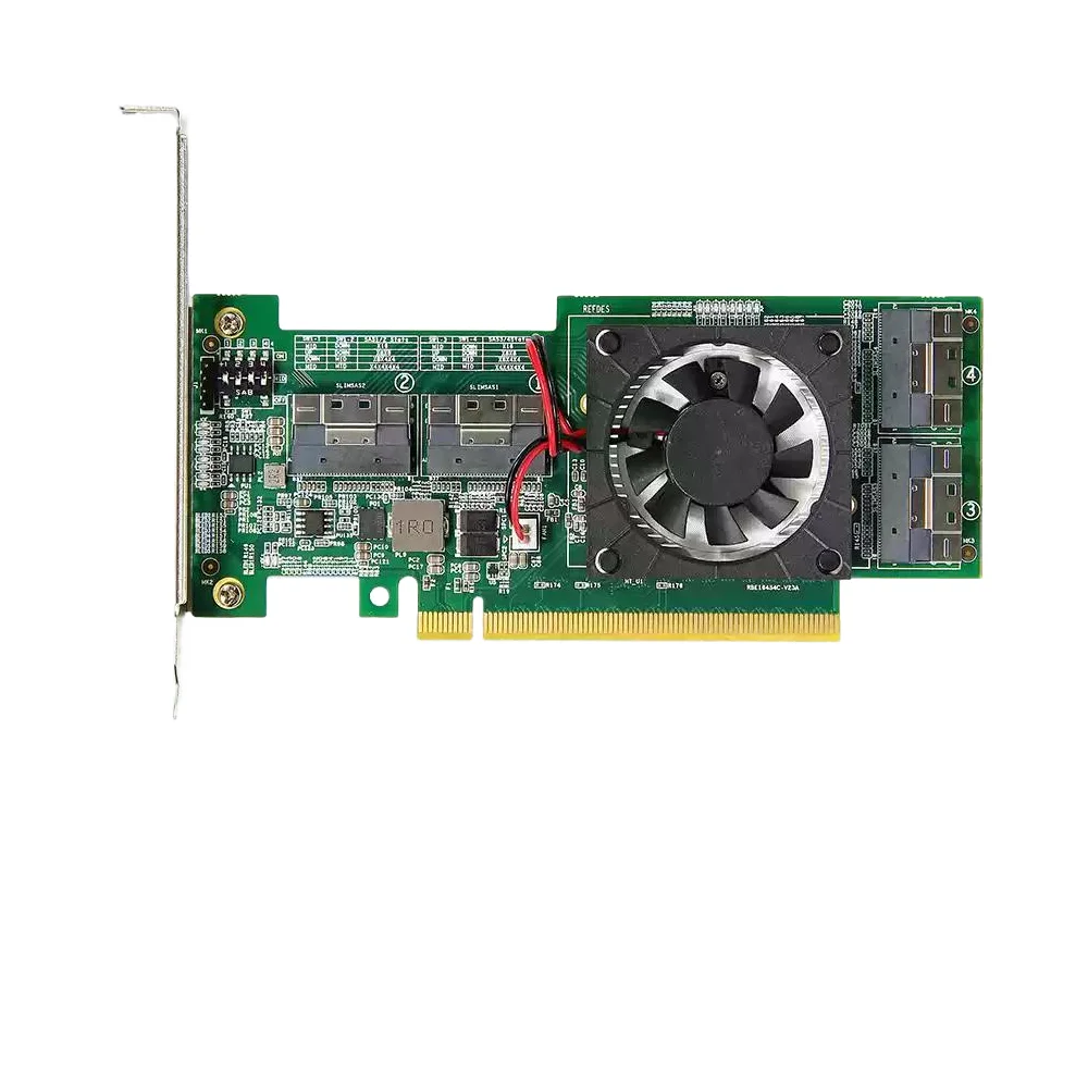 PCIe expansion card PLX8749/8748 without motherboard splitting integrated compatible module graphics card M.2NvmeSSDU.2 expansio