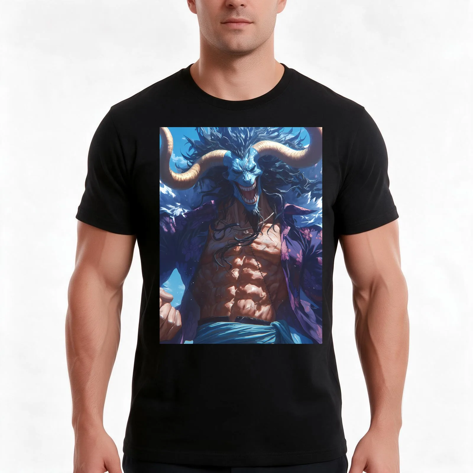 Kaido's Legacy: The Will of the Strongest T-Shirt Summer Casual Cotton Tee Oversized Streetwear Tops Vintage Graphic Print