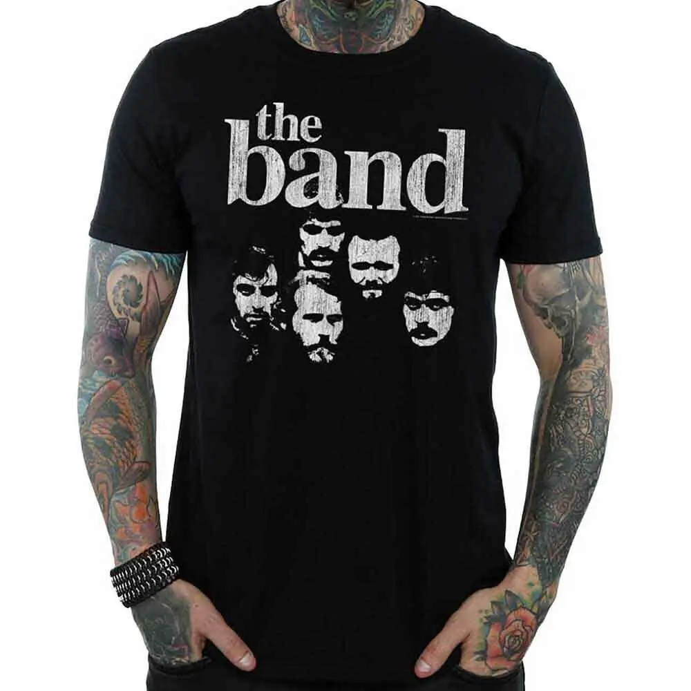 The Band Heads T Shirt Black New