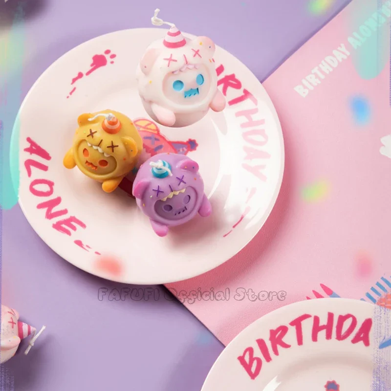 FINDING UNICORN ShinWoo Birthday Candle Set Doll Cute Anime Figure Desktop Ornaments Gift Collection