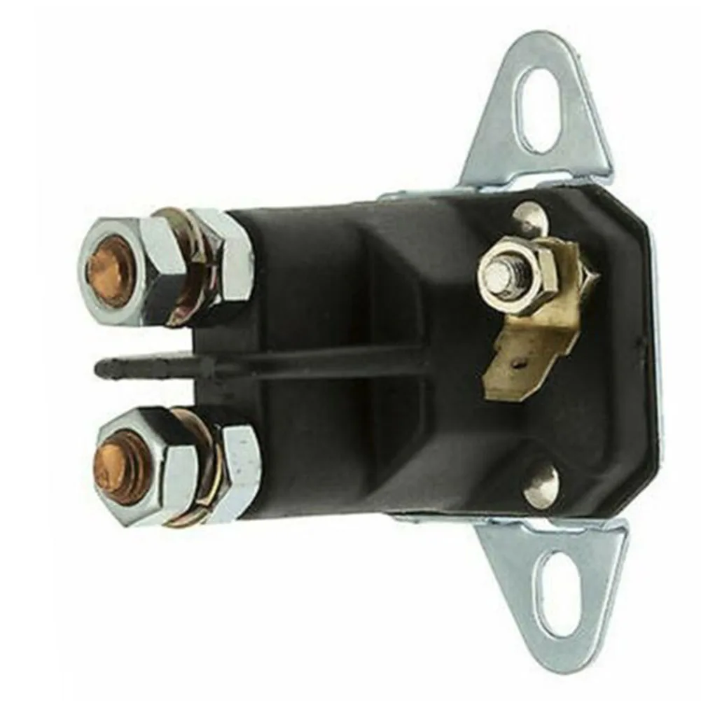 El interruptor solenoide para cortacésped se adapta a postes de 14 pulgadas, repuesto del mercado de accesorios para varios modelos de paseo, incluye imán de arranque