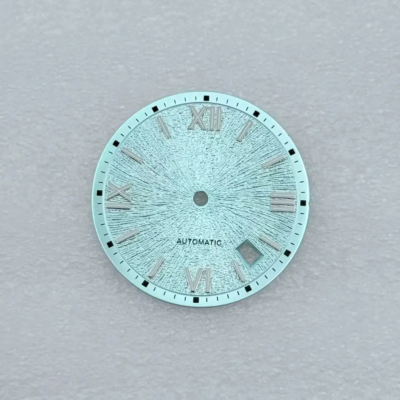 31.8mm No Logo Rome Dial Fit NH35/NH36 Automatic Movement No Luminous Custom Logo Watch Modification Accessories