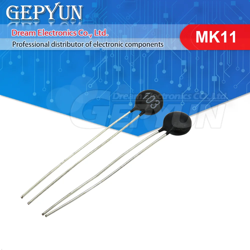 Resistor térmico ntc MF11-103 10k do resistor do termistor de 20 pces