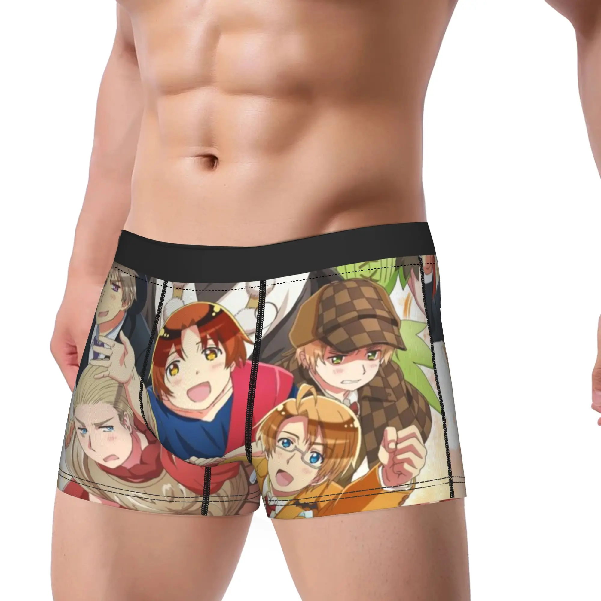 Hetalia World Stars Men Boxer Shorts Cozy Underwear  Underpants
