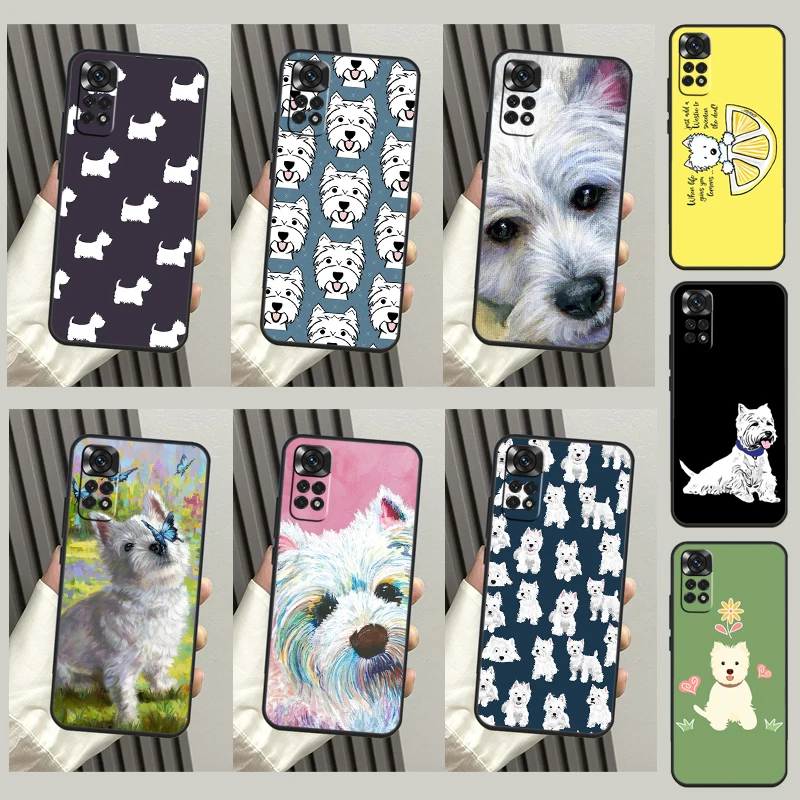 West Highland Terrier Westie Case For Xiaomi Redmi Note 11 11S 10 10S 9 9S 8 12 Pro Redmi 9 10 12C 9C 9T 10A 10C Cover