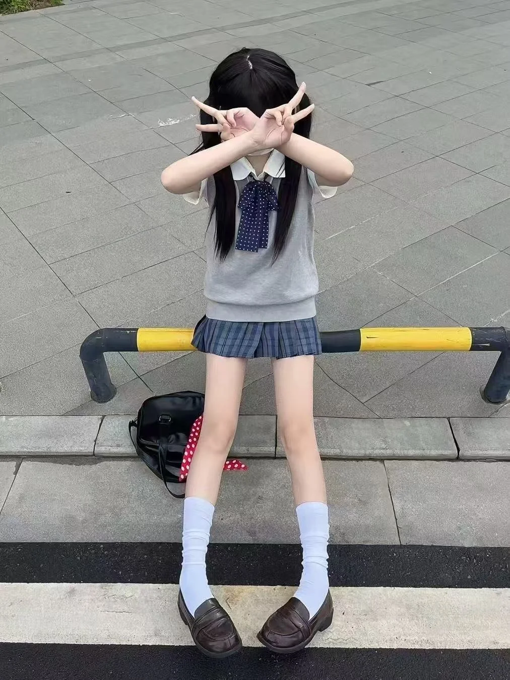 

Школьный комплект с вышивкой, Jk Sle ort Sve Overlap Ne Sea Vegetable, жилет и юбка, комплект из четырех предметов