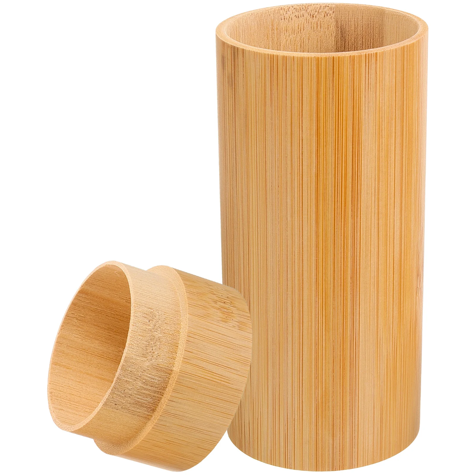 

Bamboo Glasses Box Lightweight Portable Storage Container for Eyeglasses Sunglasses Dustproof Protective Travel Vintage Style