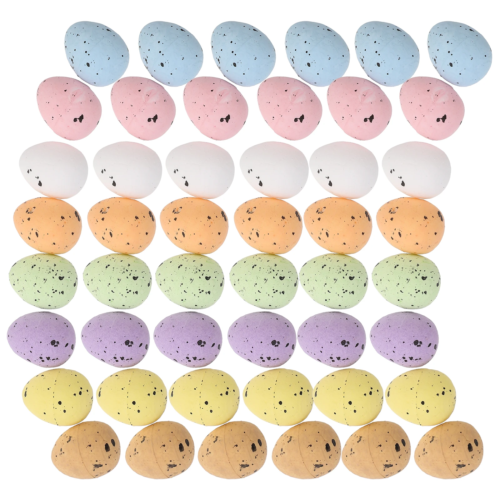 

100 Pcs 1 8cm Mini Colorful Foams Egg Decor Simulation Easter Party Props Ornaments Pigeon Eggs Educational Toys