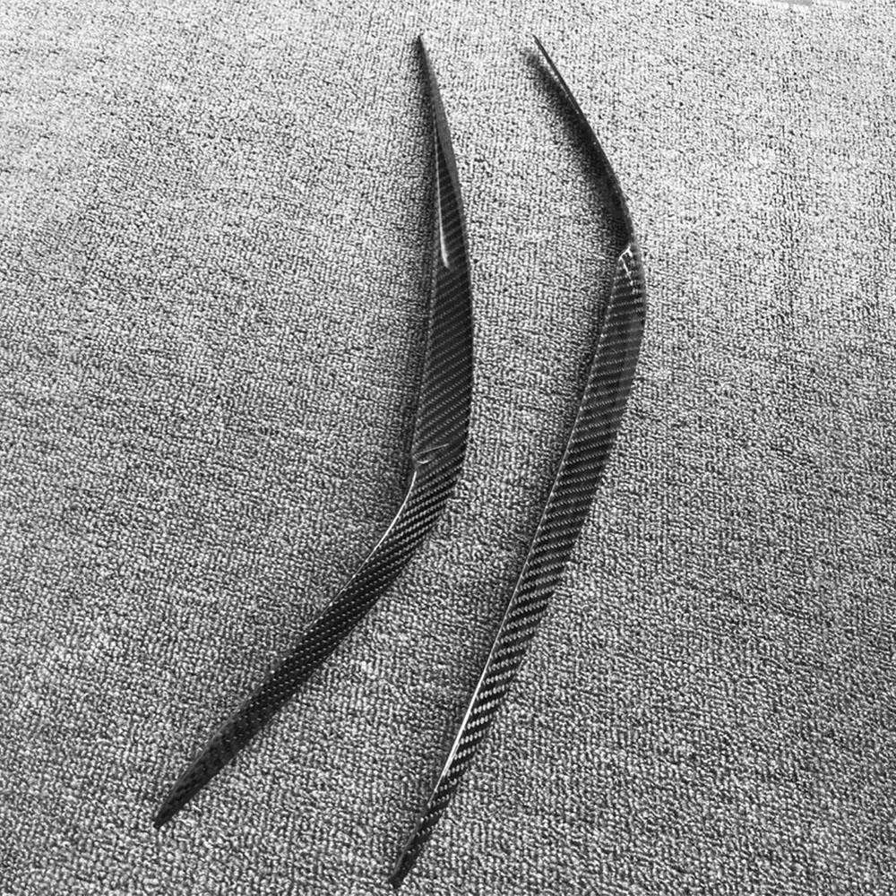 

JCYECF углеродное волокно, автомобильная фара, веко, брови, наклейка, накладка на фару, полоски для BMW X3 G01 X4 G02 X3M X4M 2018-2021