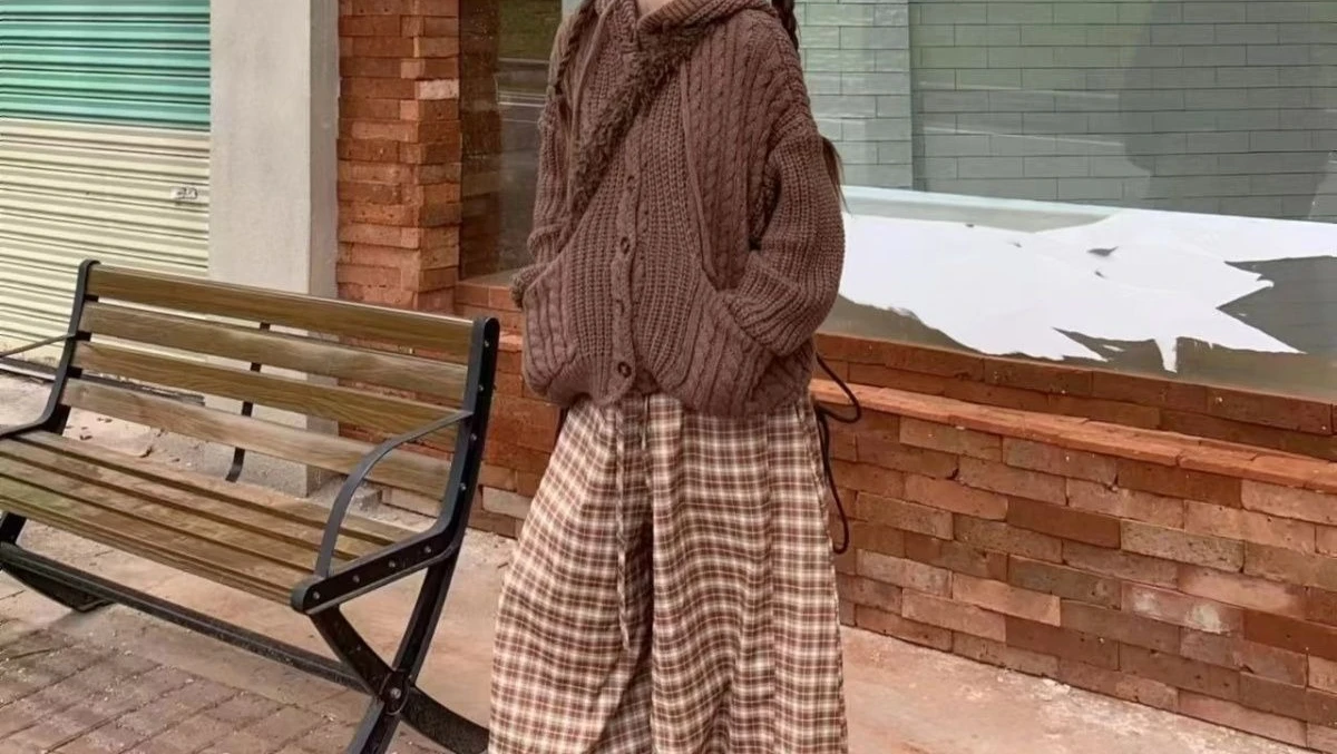 Torções de massa frita com capuz vintage camisola casaco cardigan outono inverno novo design desleixado solto malha topo