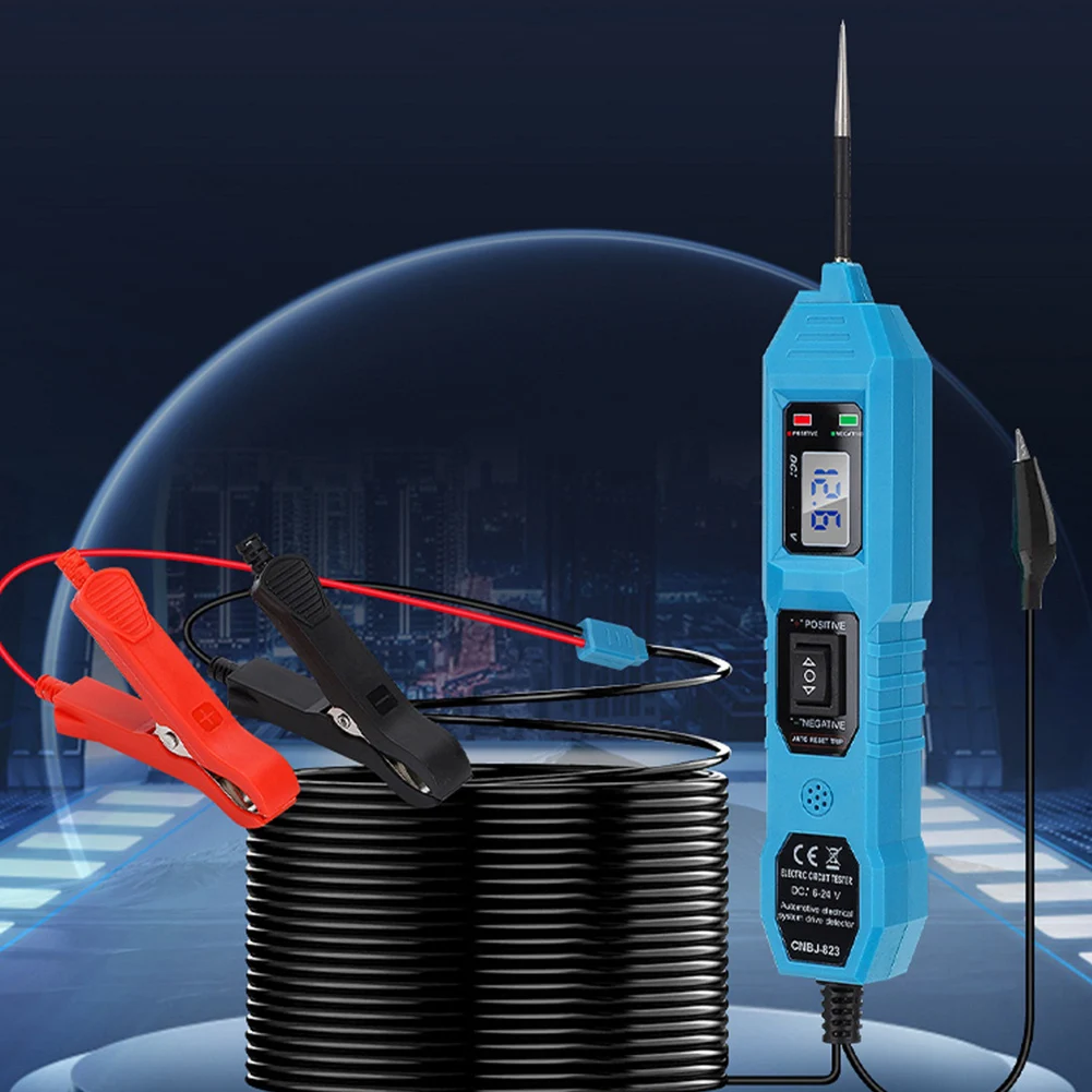 

Power Circuit Probe Tester with Power Switch Digital Voltage Circuit Tester Car Voltage Test Tool Vehicle Power Diagnostic Tool