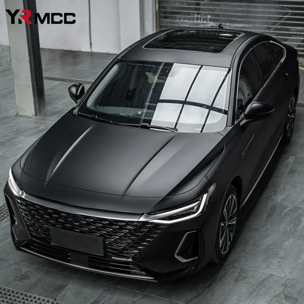 

Car Sticker Vinyl Wrap Satin Black Wrapping Film PVC Bubble Free Stickers Car Accessories Auto Self Adhesive Decals Decoration