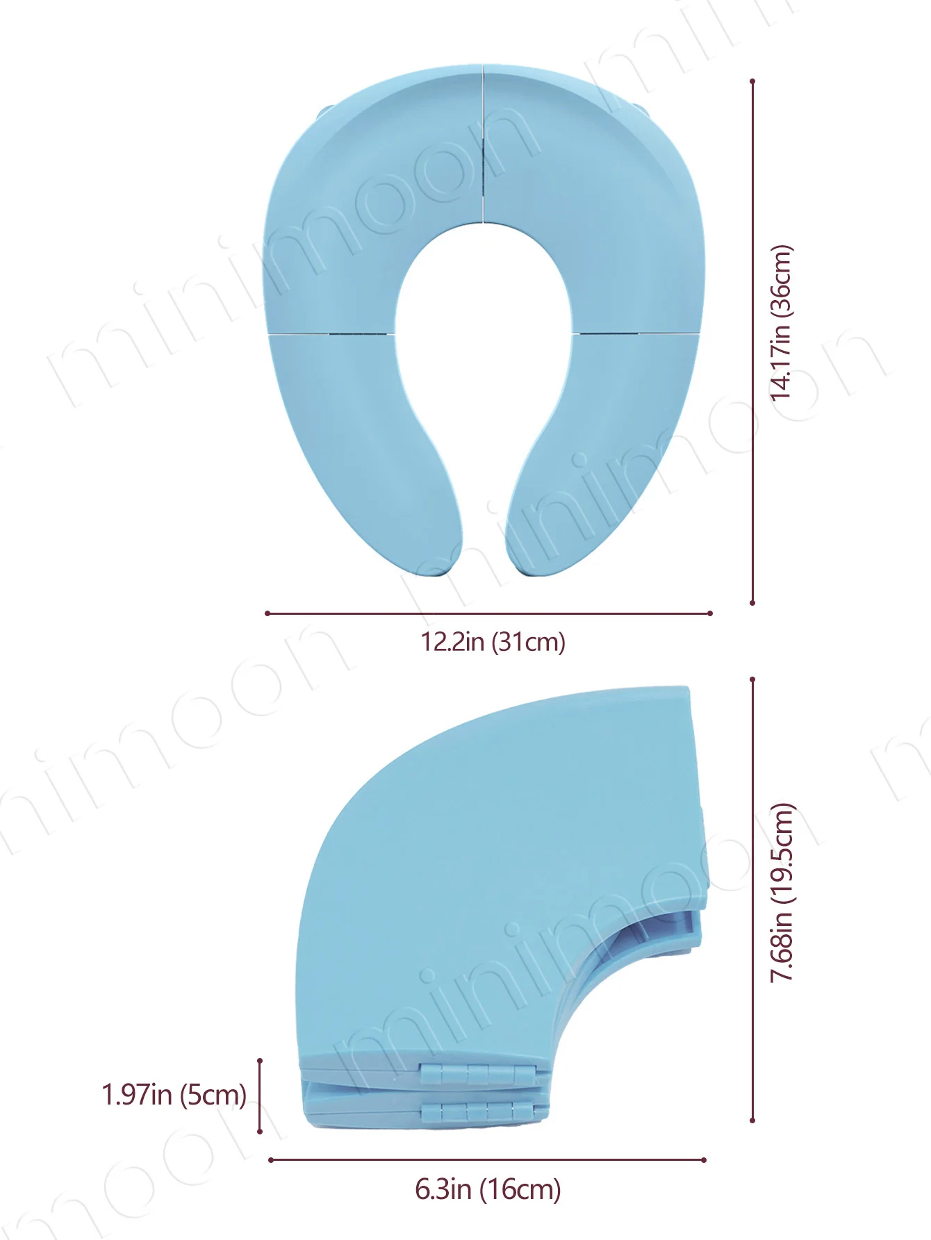 Kids Travel Potty with Secure Suction Cups - Non-Slip Foldable Design for Stable & Safe Use Anywhere
