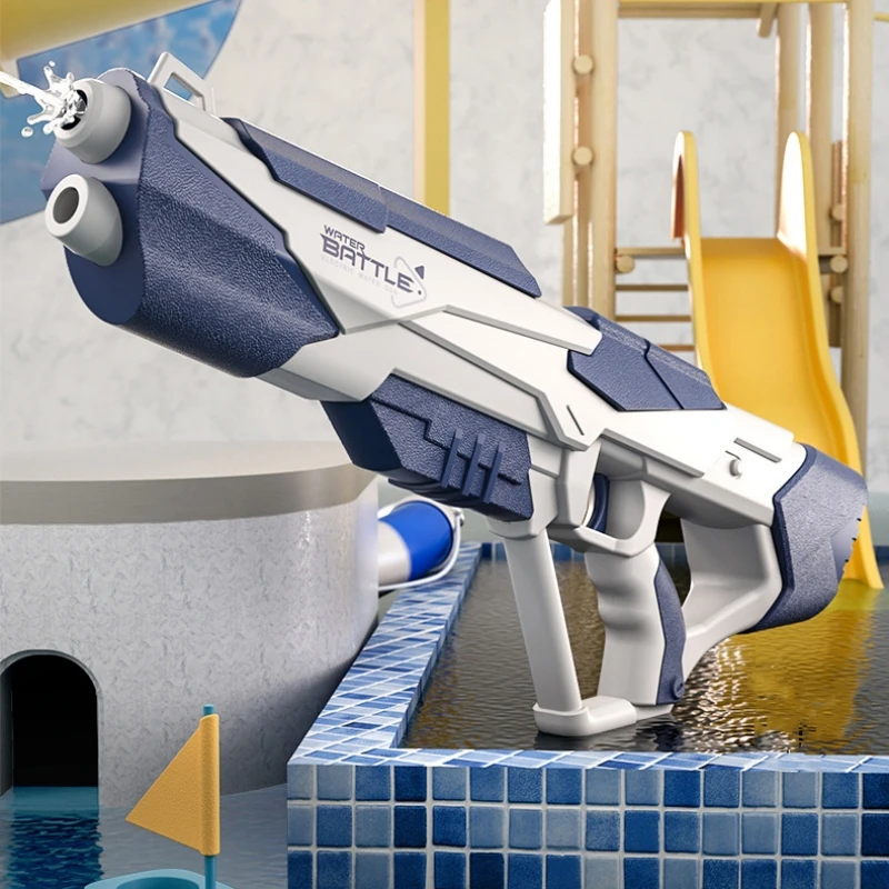 ألعاب مسدس المياه الكهربائية للأولاد والبنات في الهواء الطلق لعبة معركة المياه على الشاطئ تخزين المياه التلقائي مسدسات المياه الرش للأطفال