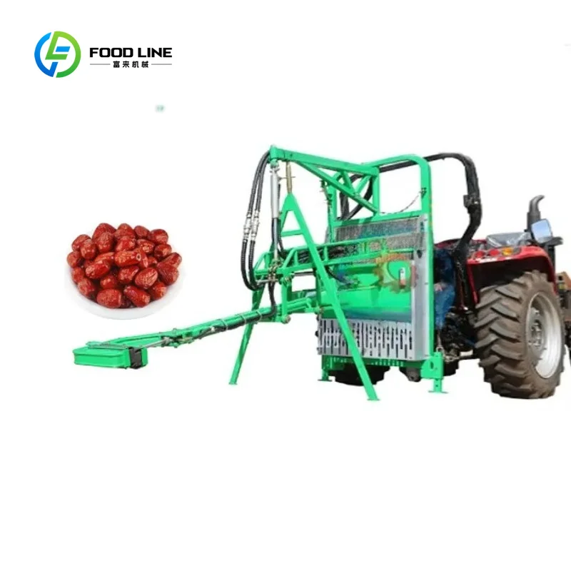 Customized Multi-functional Tractor Mounted Fruit Nut Picking Machine Loader Retractable Hydraulic Vibrating Fruit Picker