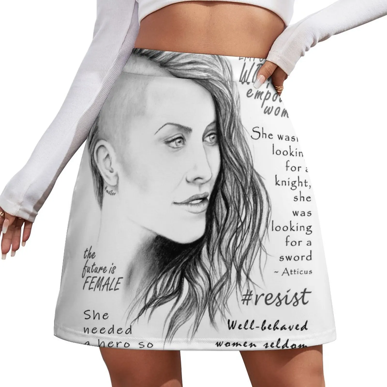 

Feminist Wall Art Poster with Quotes and Expressions Mini Skirt womens skirts elegant dresses for women skirts women summer 2026