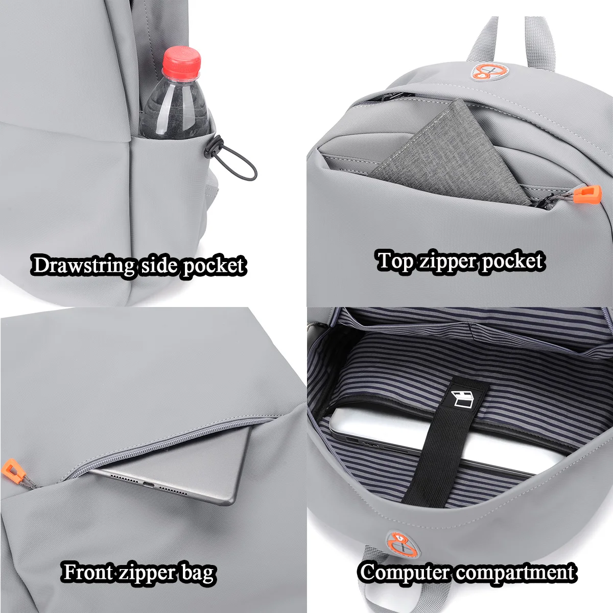 New Men's Business Backpack With Large Capacity, Simple And Waterproof Travel Backpack, Computer Backpack, Student Backpack