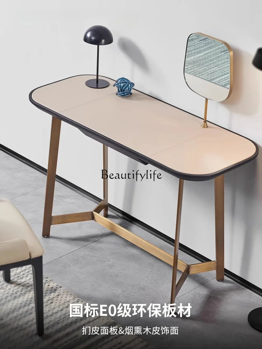 

02 Dresser Bedroom Simple Modern Light Luxury Italian Minimalist Desk