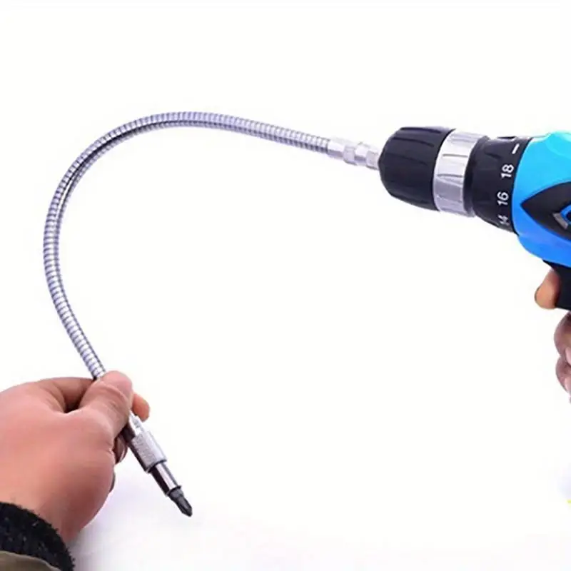 

1Pc Metal Easy Flexible Bending Shaft Connecting Adapter Link for Electric Drill Woodworking Tools