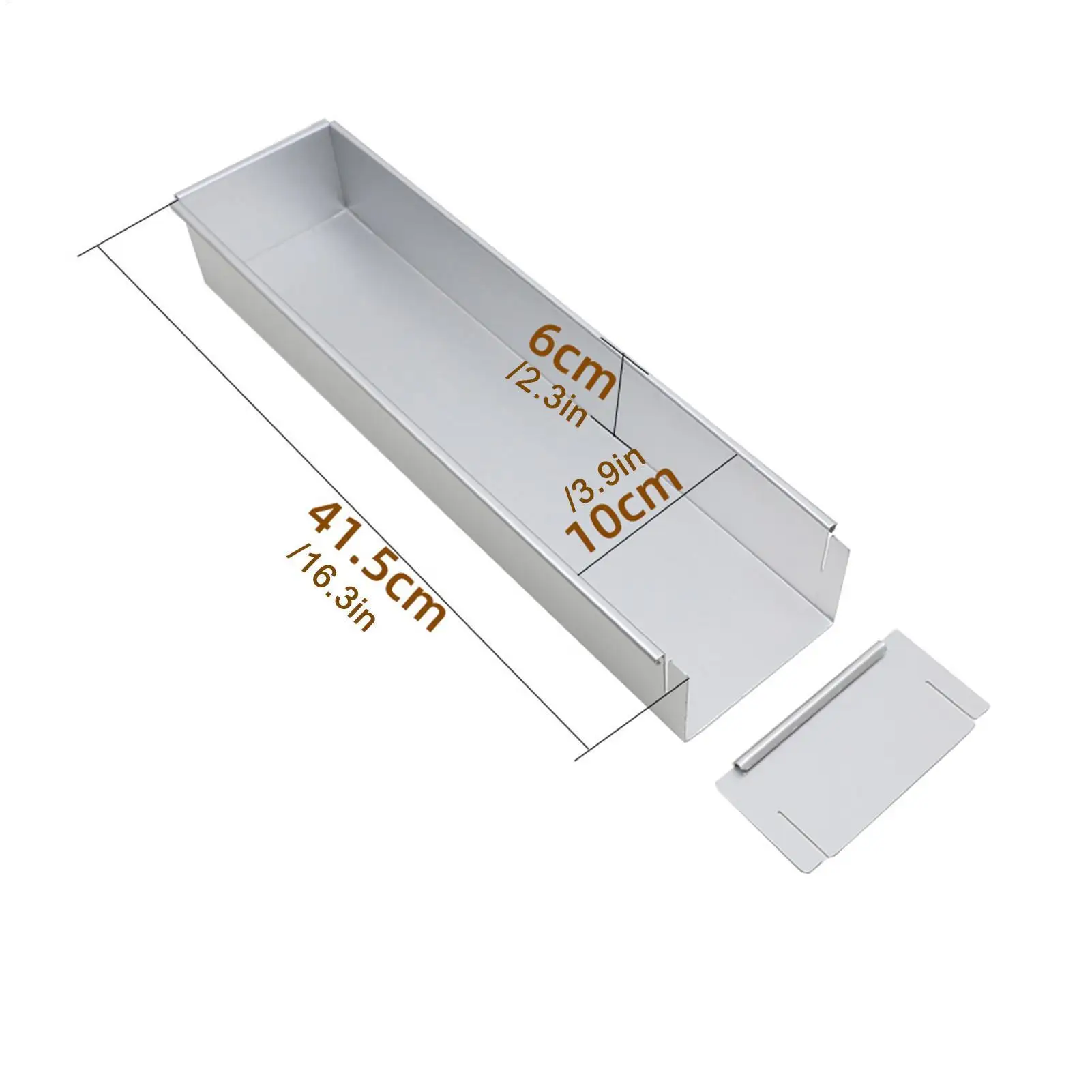 تيراميسو الكعك عموم الفولاذ المقاوم للصدأ مستطيل كعكة عموم الخبز قالب الجبن عموم لعيد ميلاد كعكة كعكة الخبز تيراميسو #6