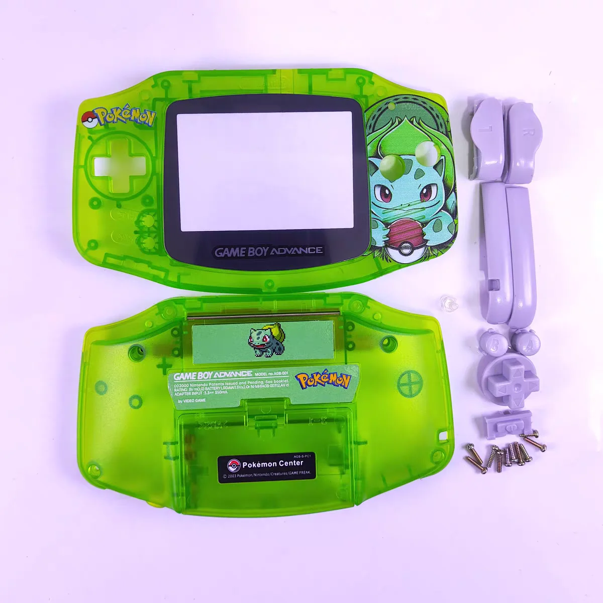 Estuche para Juego de Pokémon 2026, Compatible con la Consola GBA, Carcasa para Game Boy Advance, Carcasa de Repuesto para GBA