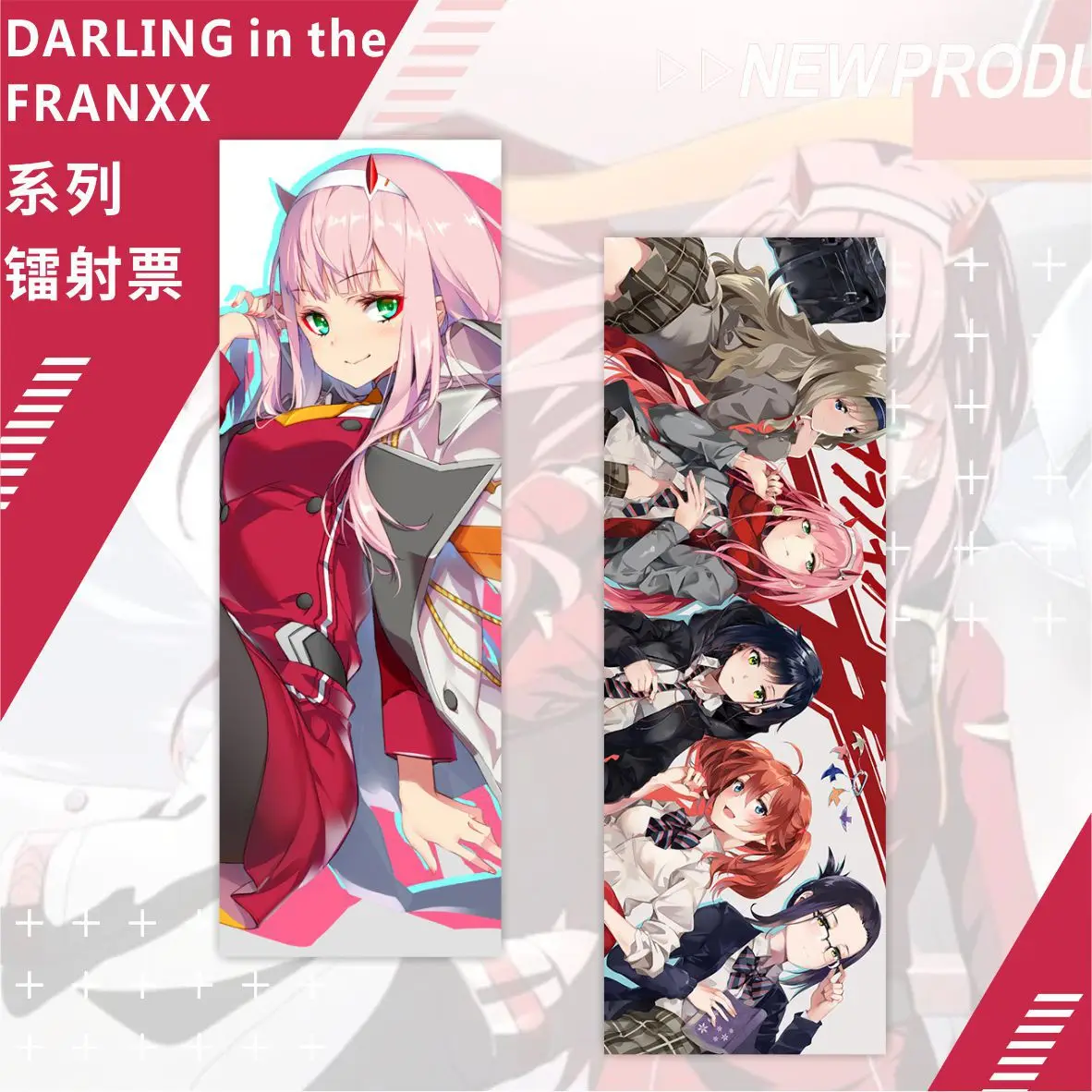 Anime DARLING in the FRANXX Laser Card Bookmark