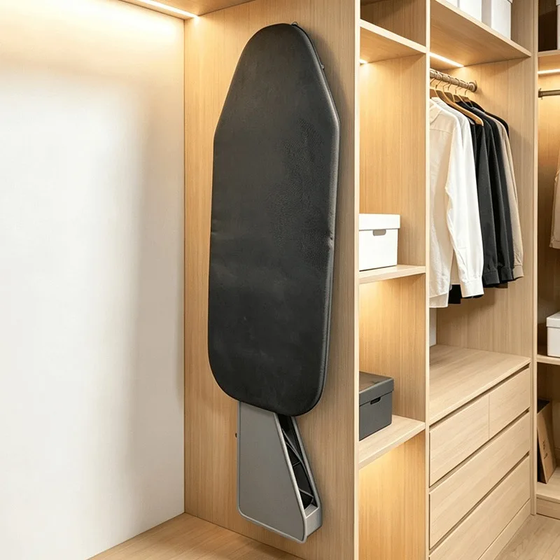 Side-mounted Ironing Board  Rotating Folding Ironing Board Hidden Closet Narrow Cabinet Irons Wardrobe Portable Stable Irons
