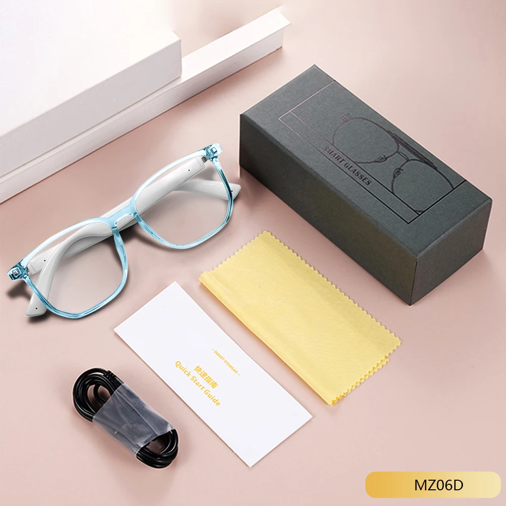 MZ06 Smart Anti-Blue Light Color Changing Sunglasses Voice Call Al Intelligence Outdoor Sport Smart Wearable Headset
