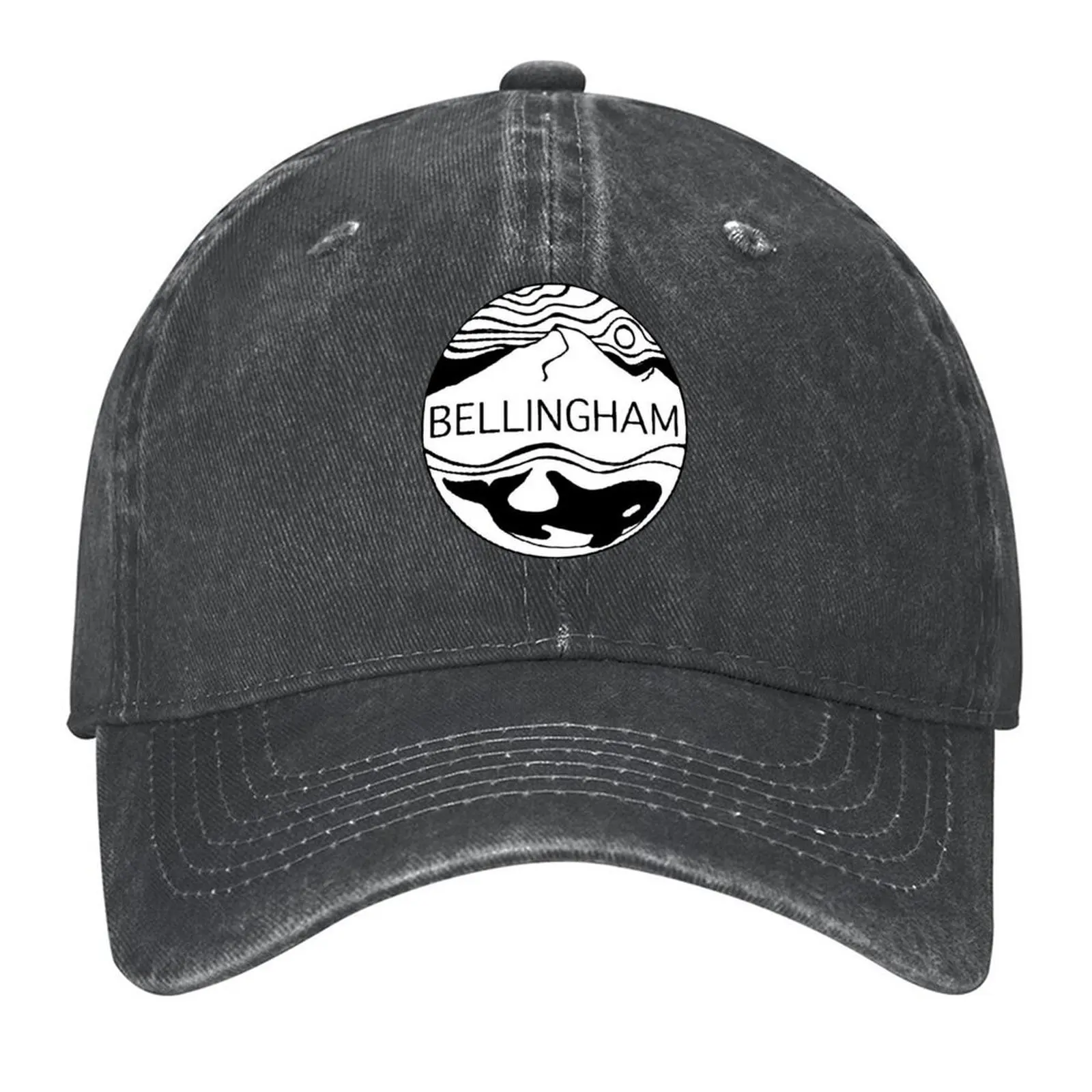 

Killer Whale Bellingham Washington Baseball Cap Christmas Hat New Hat derby hat Anime Men Hats Women's