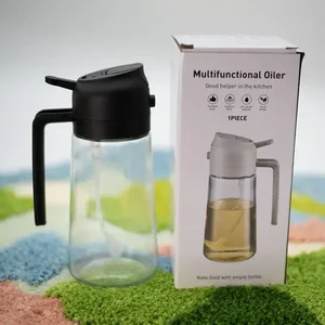 Glasöl -Sprühflasche Öltank Küche Küche, Grillpicknick, Business Küchenwerkzeuge, 2in 1, 500 ml 10 Hauptverkaufsglasflaschen Küche - №4