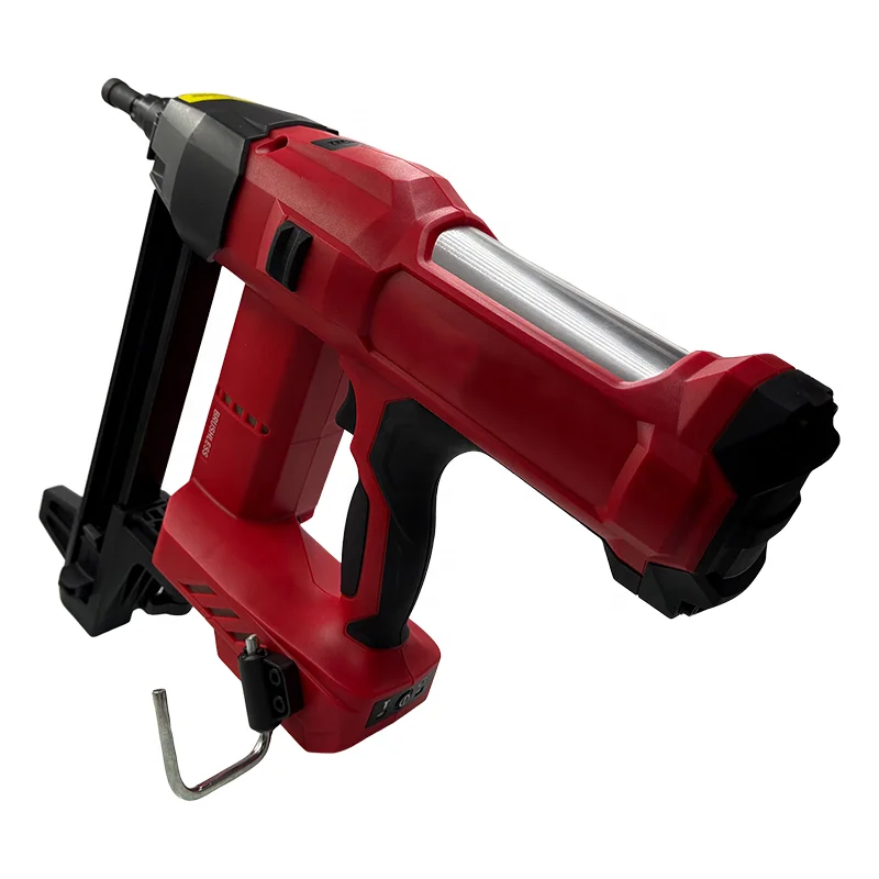 رائجة البيع 20V5.0AH ليثيوم أيون اللاسلكي دبوس الغاز مسدس مسامير 90S2 الصناعية الصف مسدس مسامير مع طاقة البطارية #4