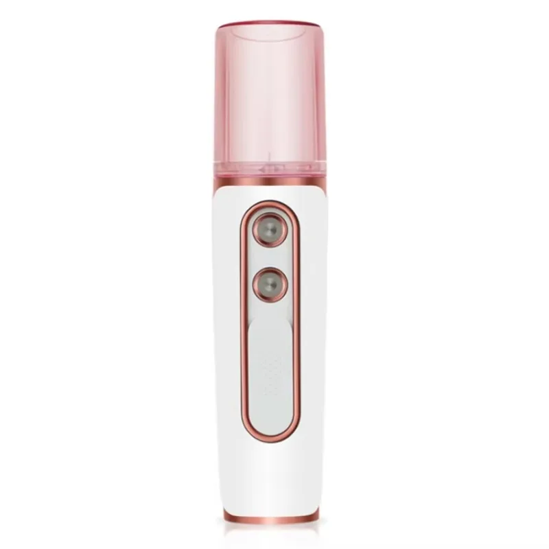 Skin Care Portable Nano Facial Steamer Double Hole Face Mist Sprayer Mini Beauty Moisturizing Spray