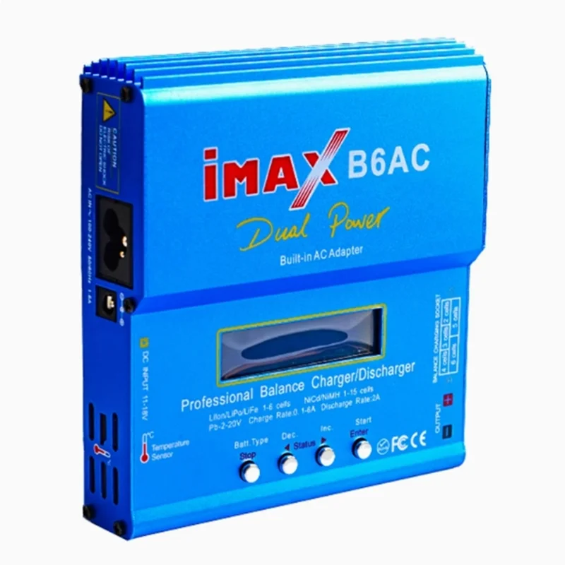 IMAX-batería de litio B6AC, carga equilibrada inteligente, cargador multifuncional, modelo RC, coche, barco, modelo, barco, 80W