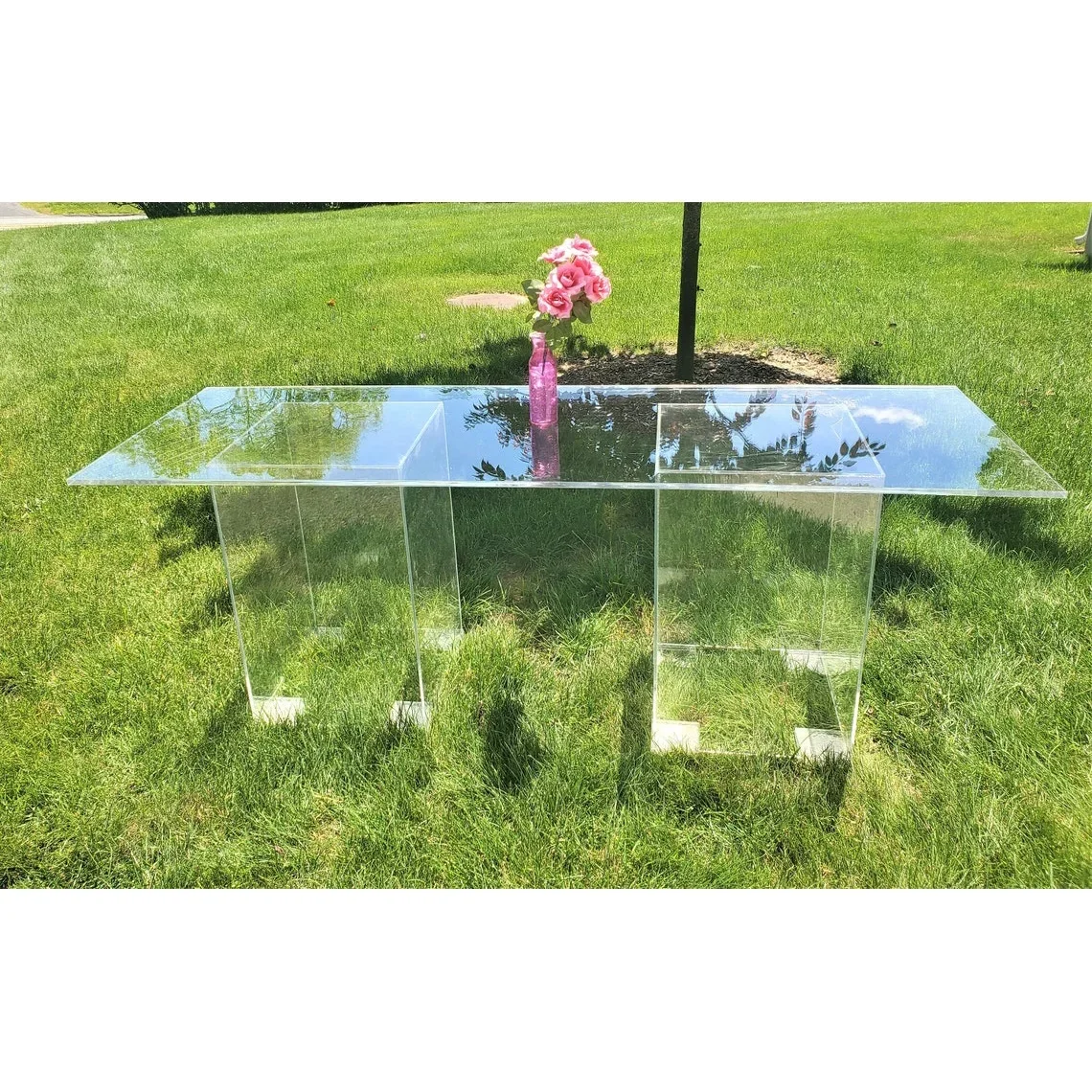 

Modern transparent decoration customized acrylic wedding table