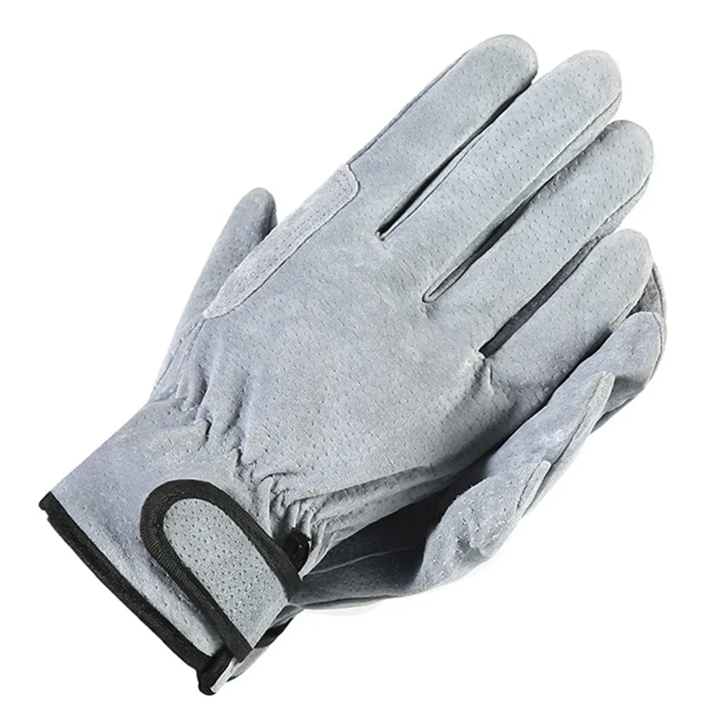 Work Gloves Leather Workers Work Welding Safety Protection Garden Sports Motorcycle Driver Wear-resistant Wood Cutting