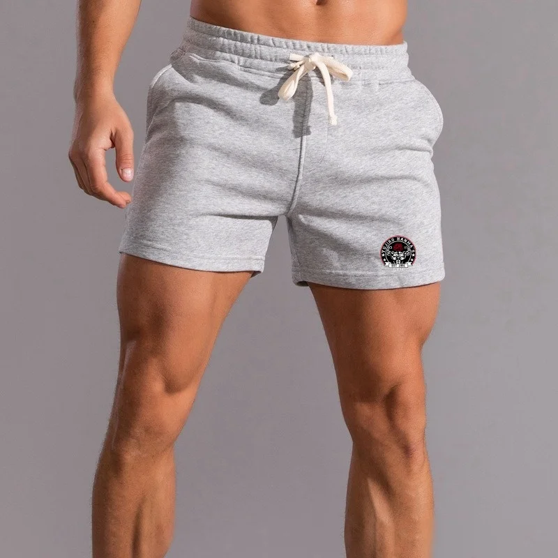 Men Casual Design American Shorts Outdoor Fashion Summer Side Pockets Fitness Running Jogging Gym 3 Points Workout Shorts