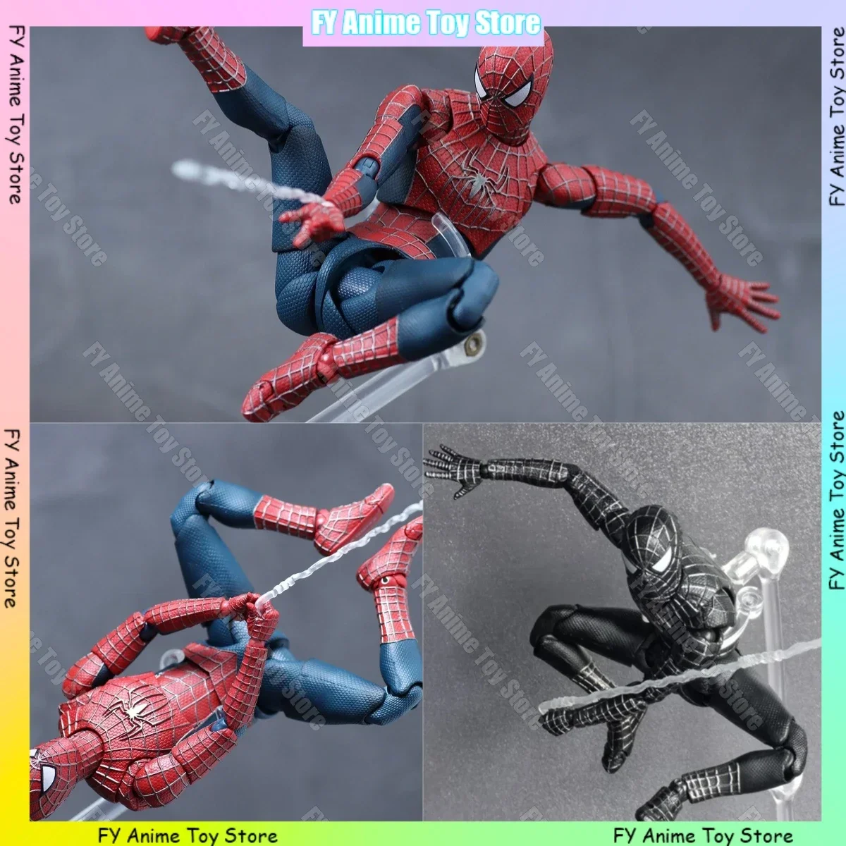 Spider Man No Way Home Tobey Maguire คลาสสิก Spider Figures ฟิล์มอนุพันธ์ Limited Edition ของแท้รุ่นเดสก์ท็อปเครื่องประดับ