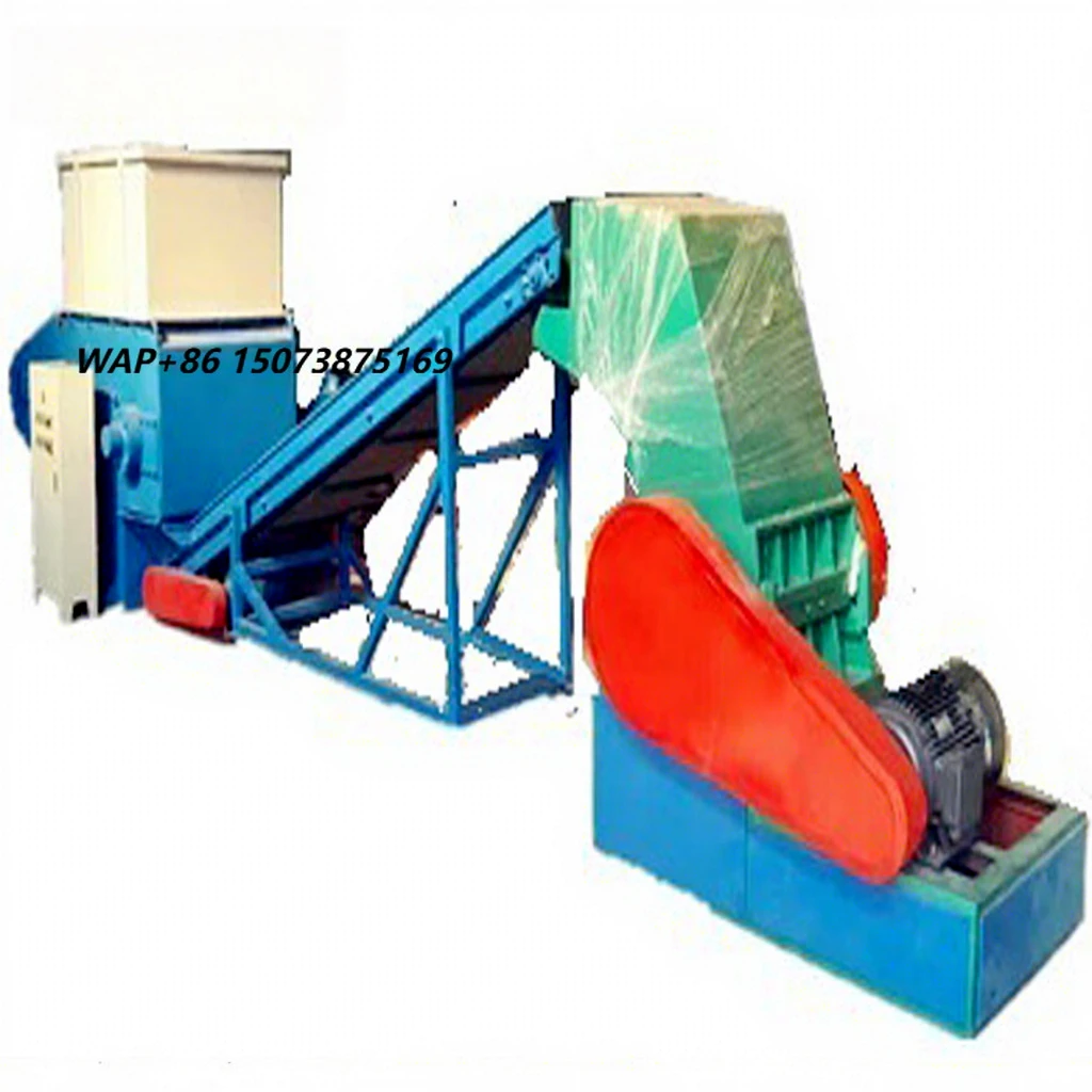 Automatic Portable Single Gearbox Engine Pump Plastic PVC PE PP PPR PET/PA Pipes Shredder Crusher Machine Energy Saving High