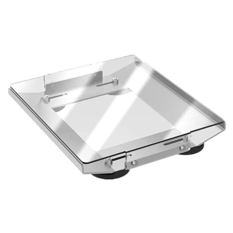 Car RV Outdoor Aluminum Alloy Bracket for Mini Mounting Metal Frame + Pc Transparent Plate 2 Sets