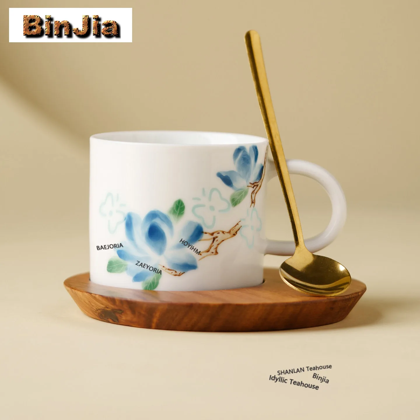 180ml Ausgehöhlte Schmetterlings-Kaffeetasse mit Untertasse, Latte- und Müsli-Becher, Nachmittagstee-Tasse, Tassen-Set, Tee-Zubehör