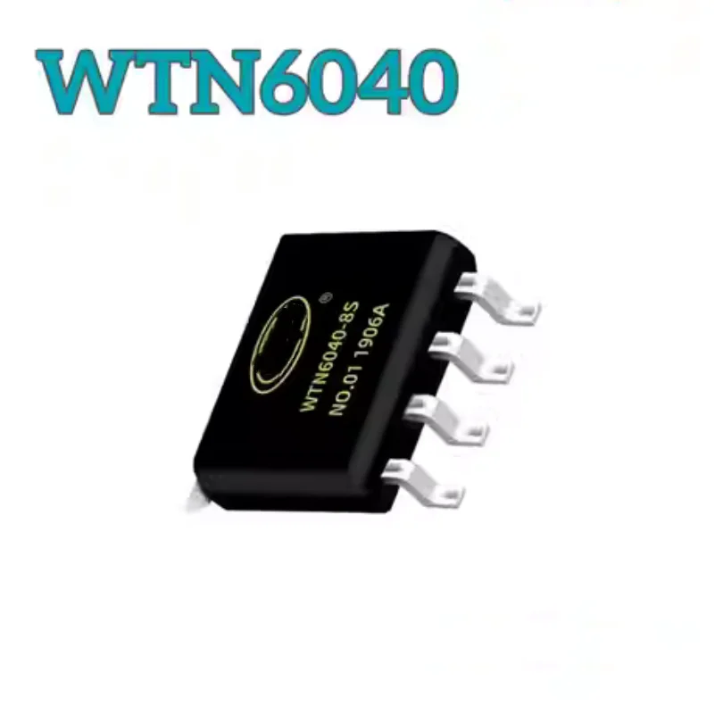 

10pcs New WTN6040-8S WTN6040 sop-8 otp voice doorbell chip intelligent fingerprint lock ic long second low power chip