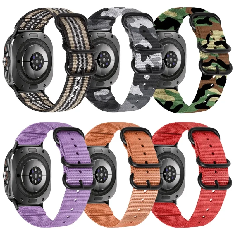 Correa de nailon suave para Samsung Galaxy Watch 8, 44mm, 40mm, clásica, 46mm, cómoda, Galaxy Watch Ultra 2025, 47mm