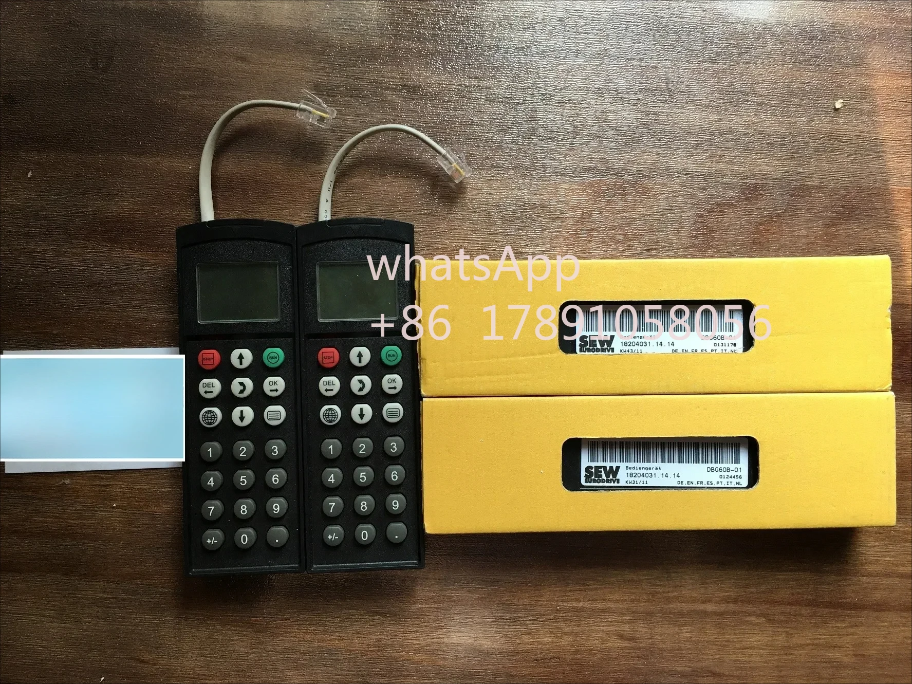 

SEW frequency converter handheld English operation panel DBG60B-01 is suitable for the MDX61B series