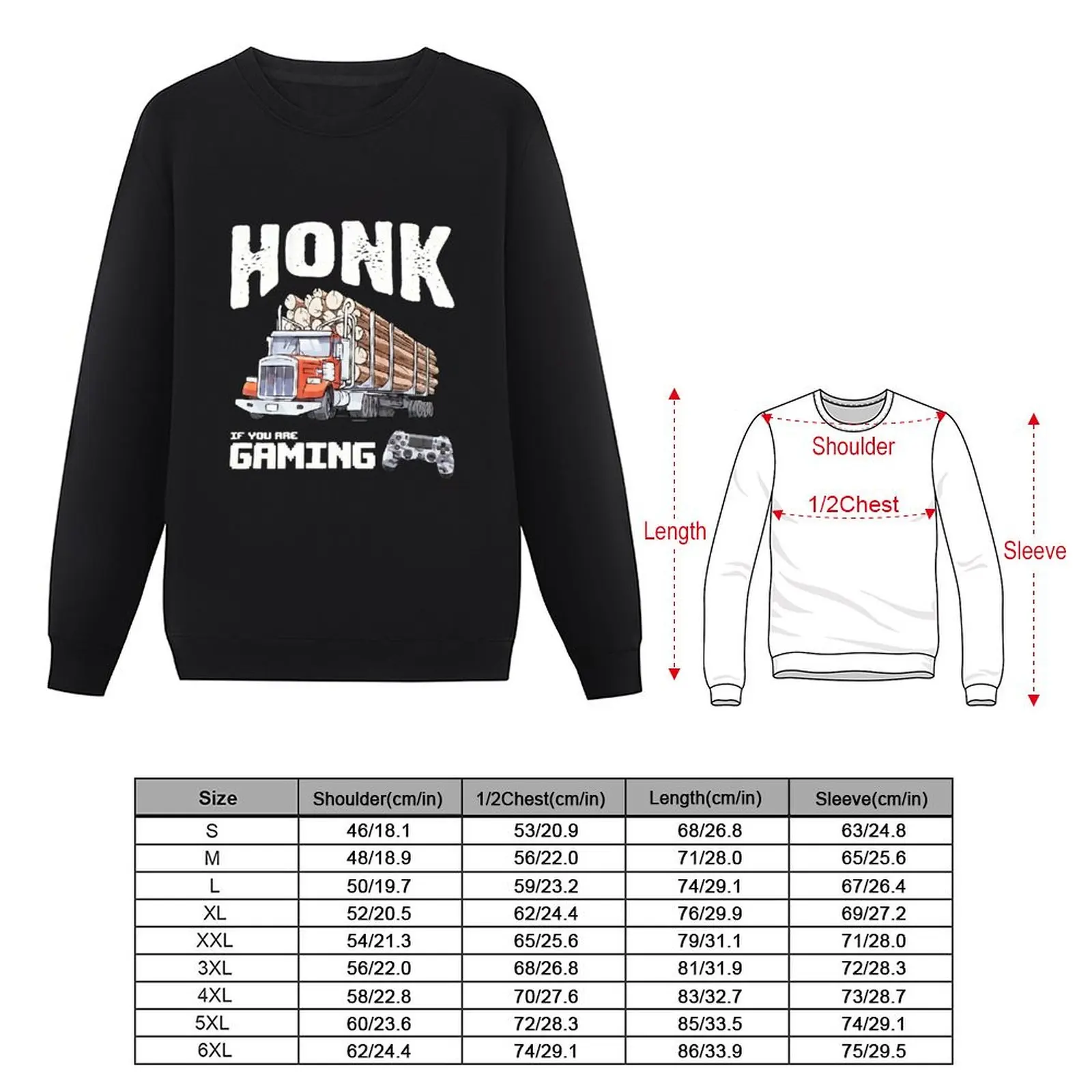 HONK IF YOU ARE GAMING (TRUCKER GAMER) CoolShirtz/Cold Ones t-shirt (REPRODUCTION) Sweatshirt autumn jacket men anime sweatshirt