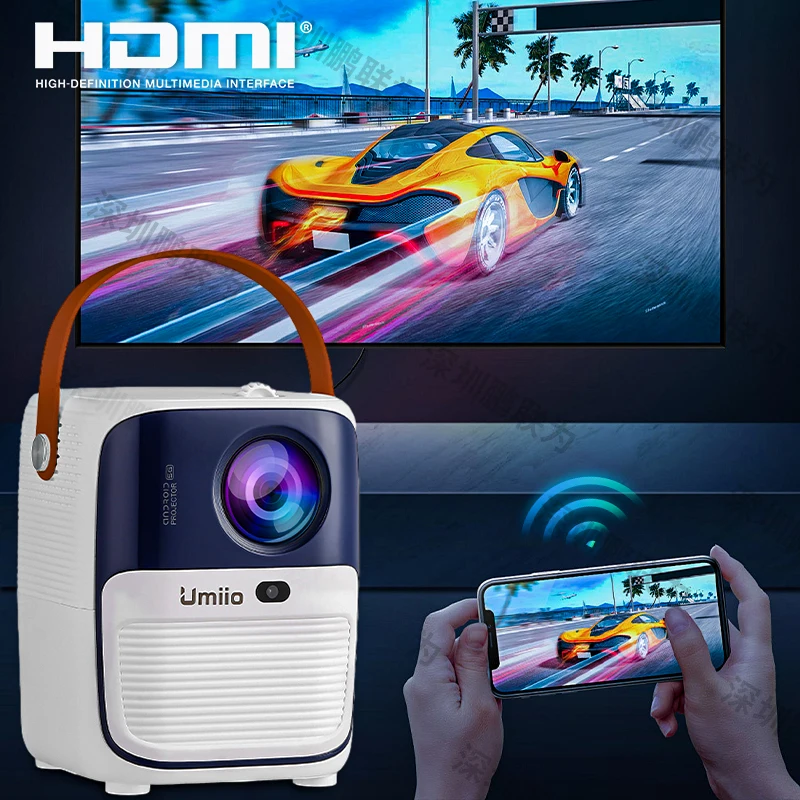 

Mini Portable 1080P High-Definition Projector for Home Theater Education Projectors