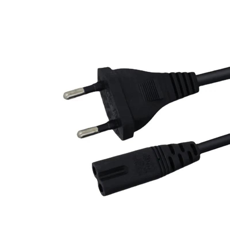 EU US 1.5M Power Cable 2pin IEC320 C7 Power Extension Cord For Dell Laptop Charger Canon Epson Printer Radio Speaker PS4 XBOX AC