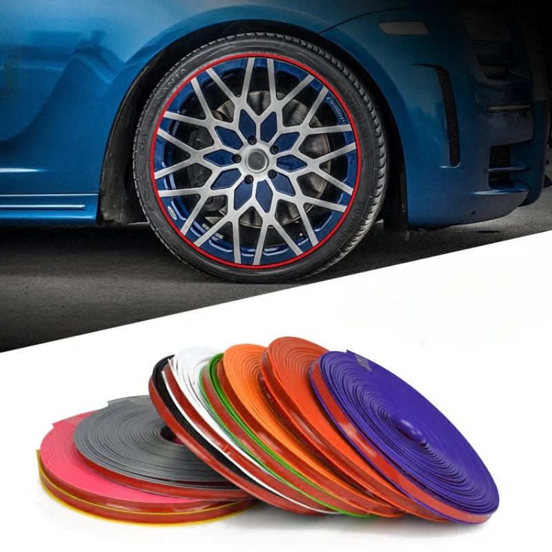 Universal Car Rim Protect Strip Wheel Edge Protector Car Wheel Sticker Tire Protection Care Covers Car Styling