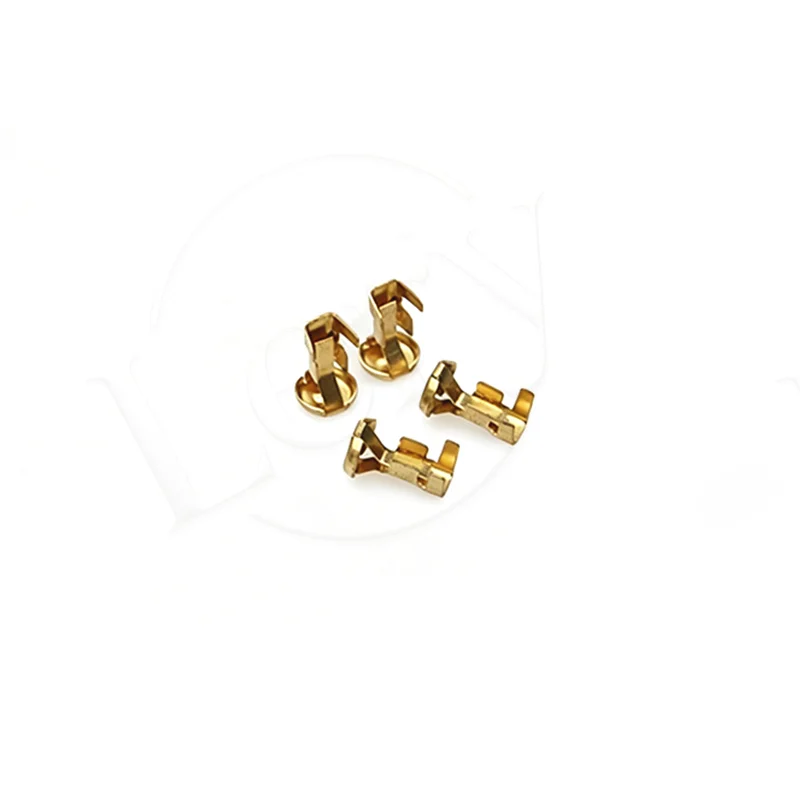 50 Pcs / 100 Pcs DJ9007A Insurance Lerminal 5×20 Contact 6×30 fuse Contact Spring Copper Terminal Brass Color