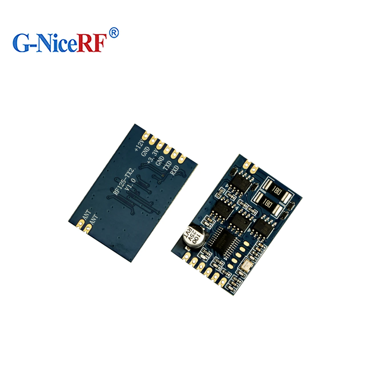 2個入り125khz送信モジュール：rf125-tx2-nicerf-高受信性能-9-12v電圧入力、新品・純正品